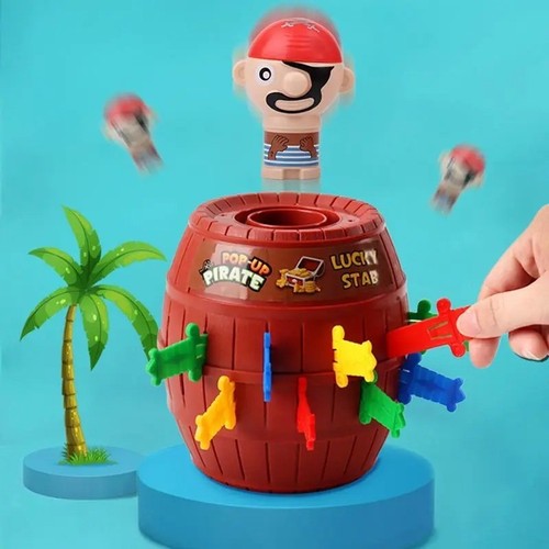 Jumping pirate board game - board,